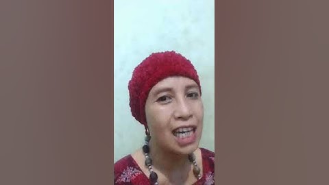 Thumbnail of Songkok rajut hasil karya sendiri .