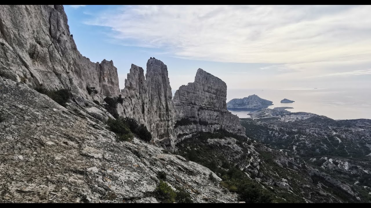 Calanques de Marseille - De Callelongue au Béouveyre et Pas de la Demi-Lune - Version courte 9mn
