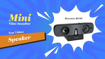 Rocware RC08 Test Series: Mini Video Soundbar plays music