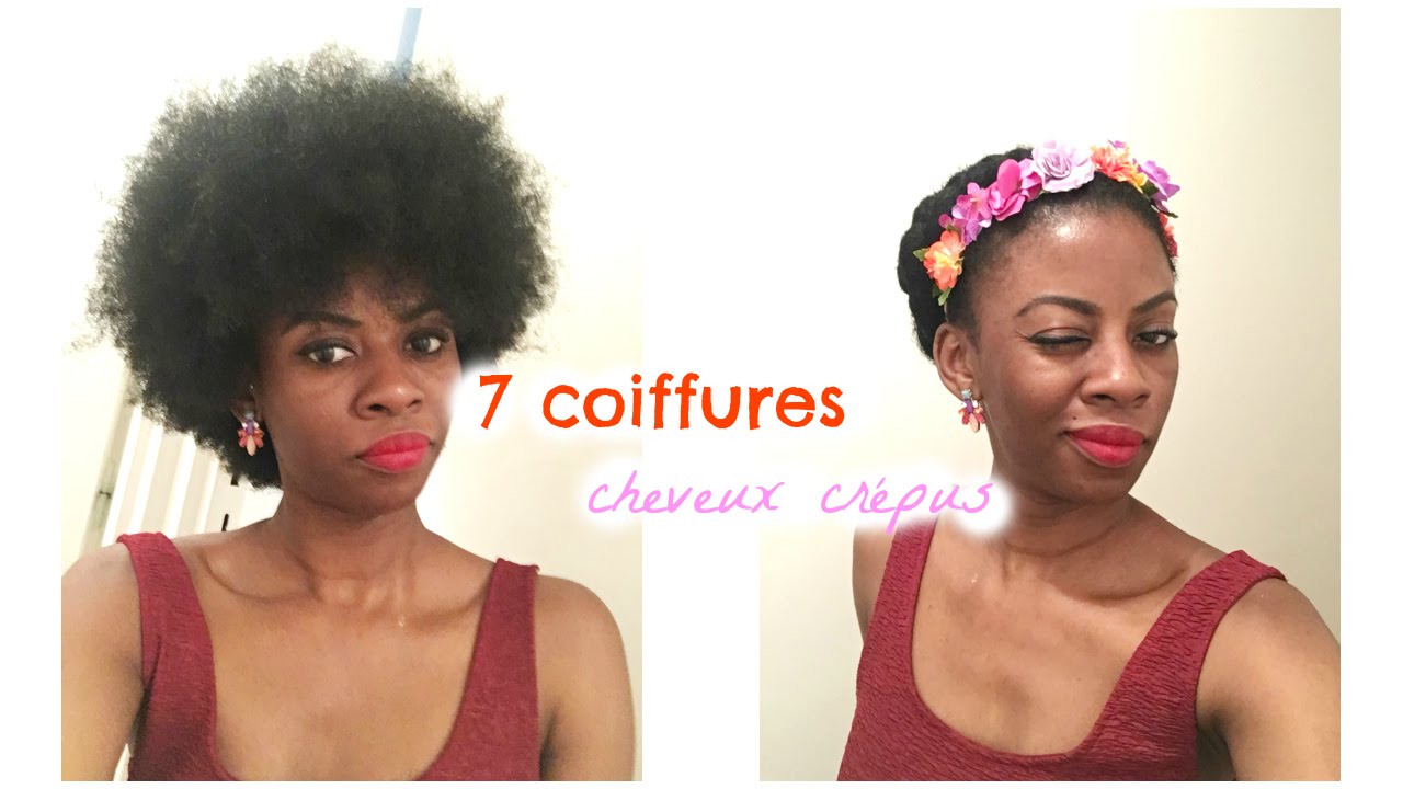 7 Coiffures Faciles Et Rapide Sur Cheveux Crepus 7 Natural Hairstyle 6