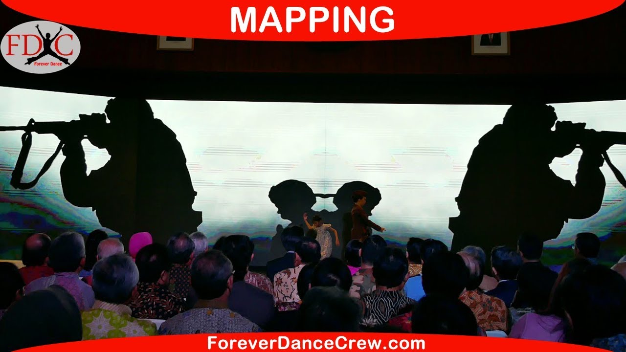 Mapping Video Dance Show Indonesia | Multimedia Dance Performance - YouTube