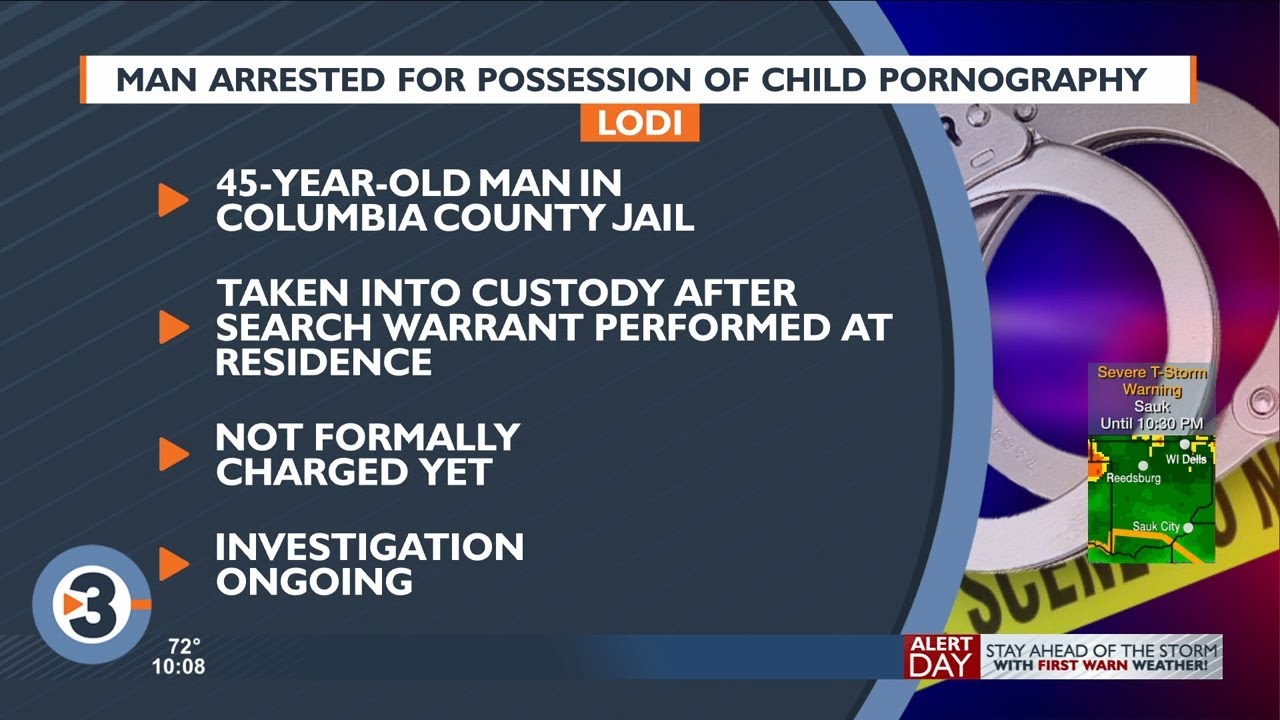 Lodi man arrested for child pornography possession, police say