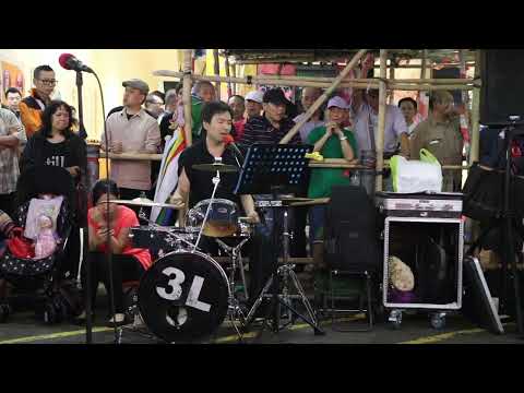 冷雨夜 + Stand by me - 3L樂隊 2014年 - 香港旺角街頭表演 140421