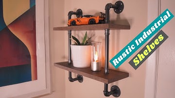 How to set up Rustic Industrial Shelving Unit
