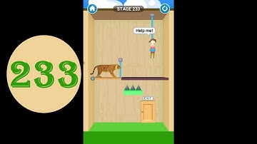 Rescue Cut Level 233 [2021] [HD] rescue cut rope puzzle