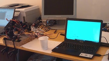 Robot Arm Control GUI in action