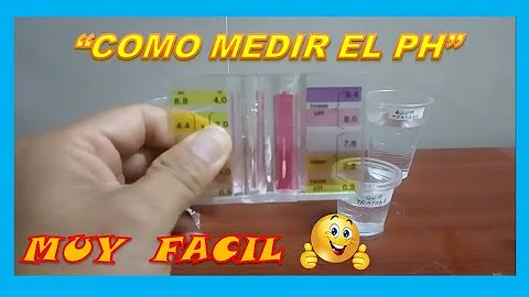 ¿Cómo medir el pH del agua?