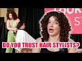 IT&#39;S TIME WE ADDRESS THE LACK OF CURLY HAIR EDUCATION IN SALON (while I do my curly hair routine)