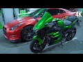 1200HP GT-R vs 200HP Kawasaki H2 SX, вызвал на зарубу!