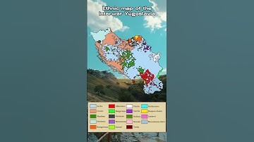 Ethnic map of the Kingdom of Yugoslavia (1940)
