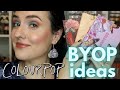 ColourPop Build Your Own Palette Returns! | 3 BYOP Ideas + ColourPop Single Shadow Swatches