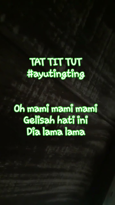Tat Tit Tut Ayu Tingting #dangdut #dangdutkoplo #ayutingting