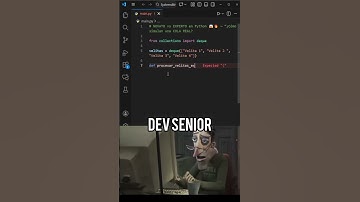 NOVATO vs EXPERTO en Python🔥 ¿Cómo simulan una cola real (FIFO)? #pypシ #python #coding #dev