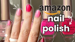 Testing Out Summer Jelly Nail Polish From Amazon & Perfect Combination With Dip Powder!