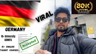 How I Got into Germany's Top Tier University with Low Grades | 15+ Admissions & 10+ Unis | TU Munich