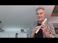 Esercizio sulle note Fa Mi Re Do sul flauto dolce.
