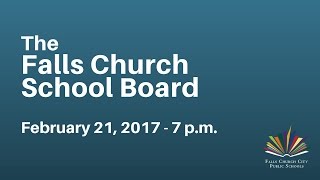 School Board Work Session: February 21, 2017