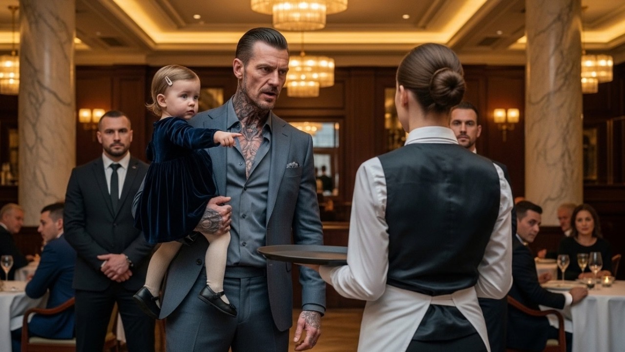 Дочь босса мафии впервые заговорила — указала на официантку и сказала «мама»