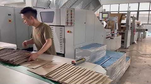 Paper Bag Making Machine With Window
