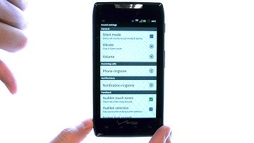 How Do I Turn On Vibrate Mode On My Motorola  Droid RAZR or RAZR Maxx?