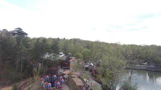 FireFall Drop tower ride Silver Dollar City POV