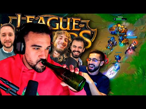 El día que volvimos a jugar al LOL 🤮 ft. Andrés, Guille, Evon y Darío