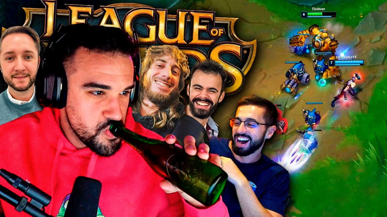 El día que volvimos a jugar al LOL 🤮 ft. Andrés, Guille, Evon y Darío