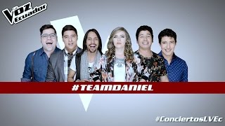 De seguro las voces del #TeamDaniel te van a enamorar en los #ConciertosLVEc - La Voz Ecuador