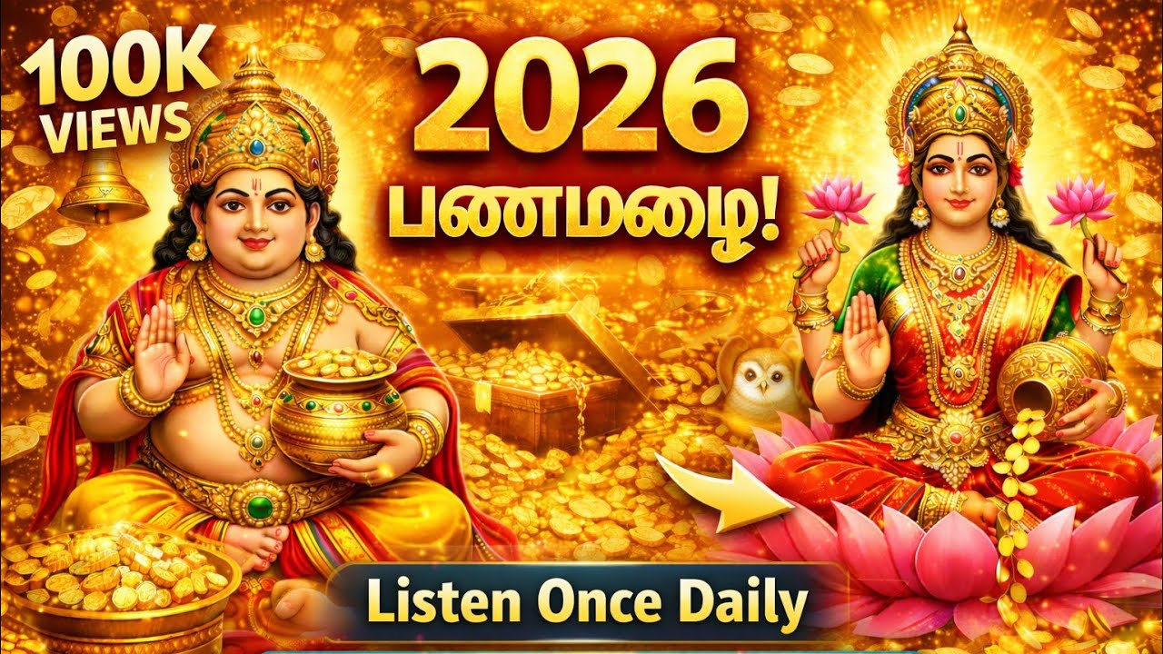 2026 பணமழை! | குபேர–லட்சுமி அருள் தரும் சக்திவாய்ந்த பாடல் | Listen Once Daily