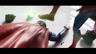 Superman VS Spiderman ( Man of Steel, Avengers, Justice League, Fight )