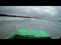 Покатушки  на лодке по льду озера. 13.02.2020 г.