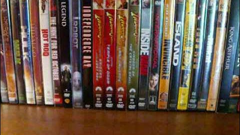 My Entire DVD Collection Part 1
