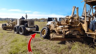 Trying to PULL Start a Motor Grader and it goes Terribly wrong!