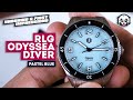 Rlg odyssea diver pastel blue  richard legrand watch unboxing  first impressions