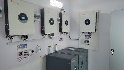 32KVA FELICITY INVERTER WITH 75KWH LITHIUM BATTERY(ESS) INSTALLATION VIDEO. PART TWO