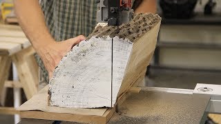 Milling Short Logs on the Bandsaw