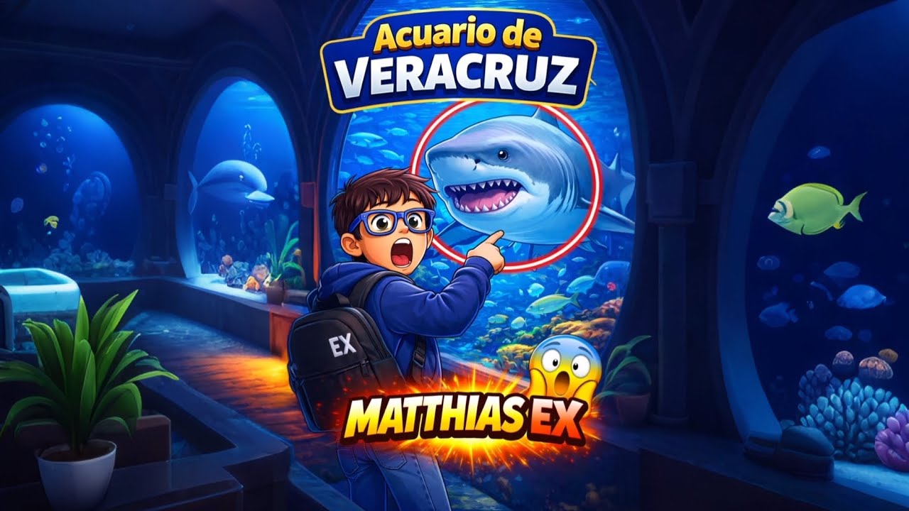 ¡Tiburones, medusas y más! 🦈🐙 Visitamos el Acuario de Veracruz | Matthias EX