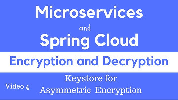 Spring Cloud Config Server- Generate Keystore for Asymmetric Encryption.