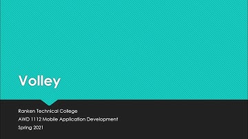 Android Volley - Part 1