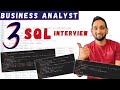 3 SQL Queries Asked in Interview for Business Analyst - Solved