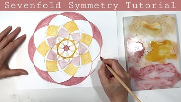 How To Draw 7-Fold Symmetry | Waldorf Geometry Tutorial