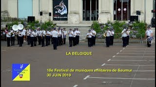 Saumur Festival de musiques militaires 2019 La Belgique