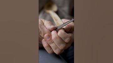 Cherry crook spoon carving part 2