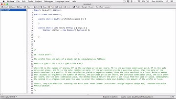 5.10. Stock profit - Java
