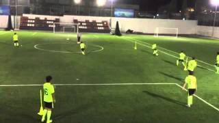 Combination Play first touch passing