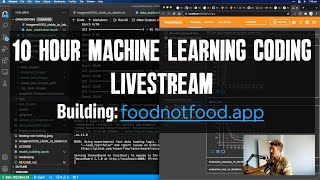 Building a machine learning app | 10 hour coding livestream