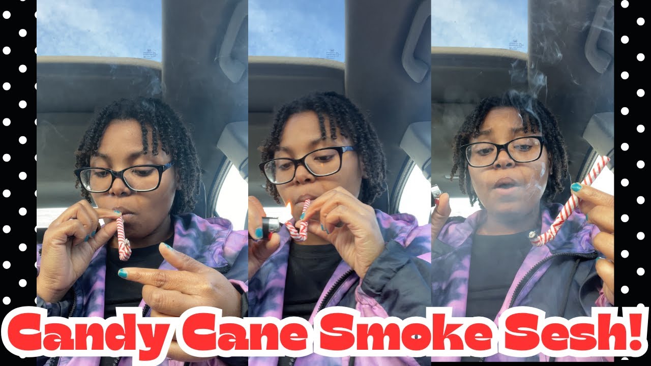 Candy Cane Joint Smoke Sesh! YouTube