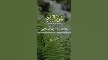 سورة البقرة آيات تلامس القلوب وتفيض بالإيمان والخشوع | Surah Al-Baqarah Touching Verses Full of Í