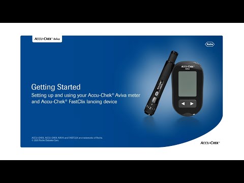 Getting started with the Accu-Chek Aviva meter