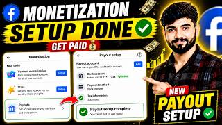 Facebook Monetization Setup Kaise Kare 🔥 | New Payout Setup Live 2026